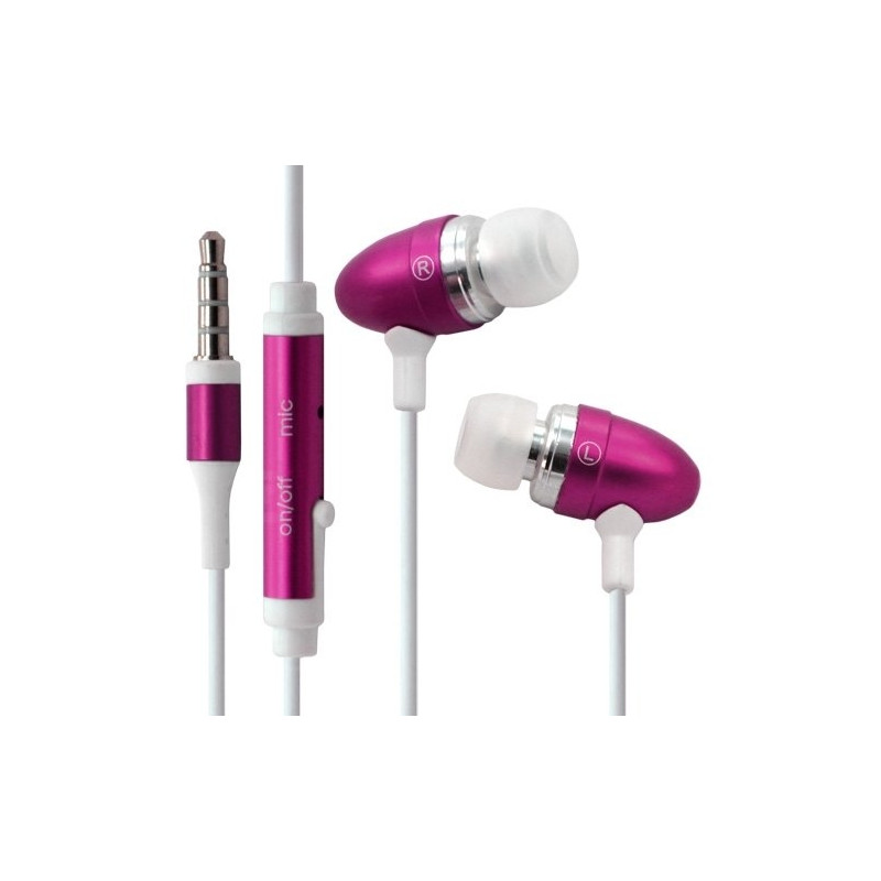 Kit piéton main libre couleur rose compatible HTC : Sensation XL / Trophy