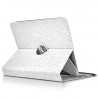 Etui Support Universel L Diamant Blanc pour Archos Sense 101X 10,1 pouces