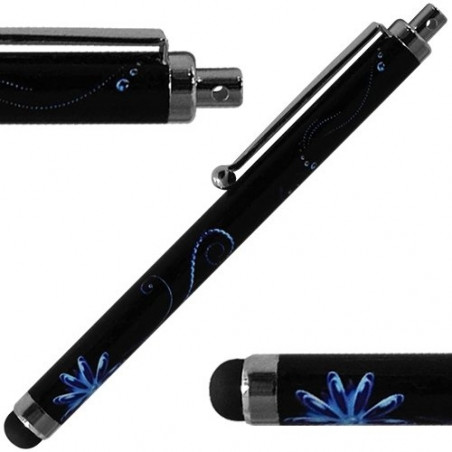 Stylet universel pour Ecran Tactile Et Capacitif avec motif HF15 pour BlackBerry PlayBook : Torch 9800 / Torch 9810 / Torch 9860