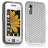 Housse coque gel diamant transparent pour Samsung Player One S5230 couleur blanc