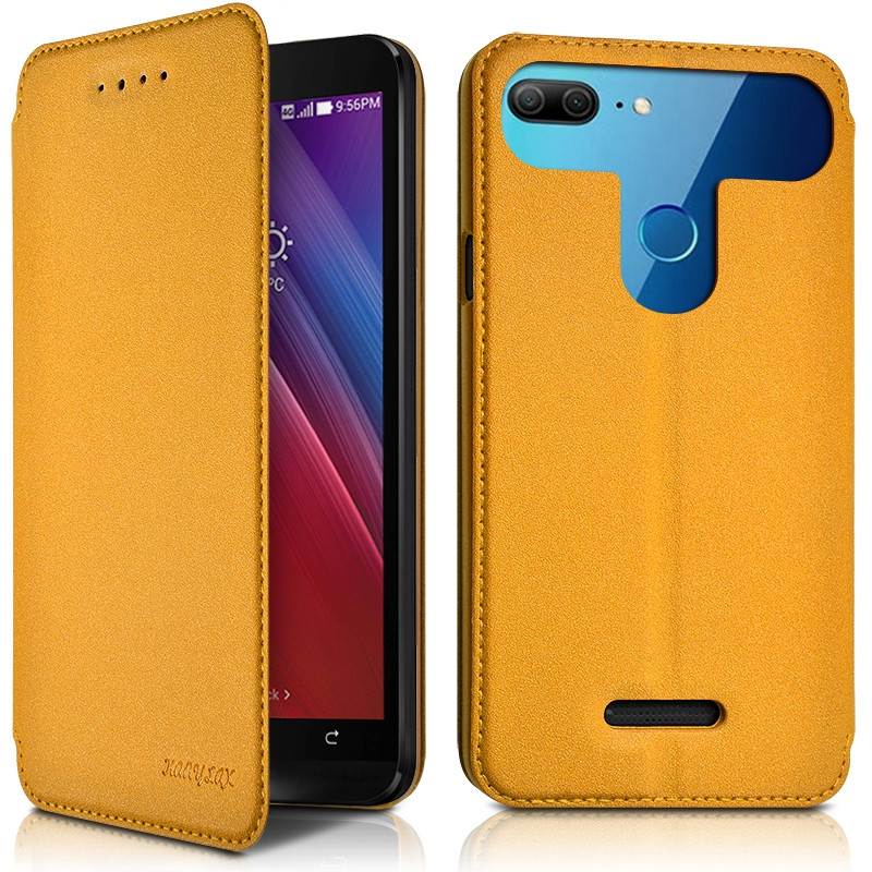 Etui à Rabat Couleur Jaune (Ref.5-A) pour Smartphone Orange Rise 51