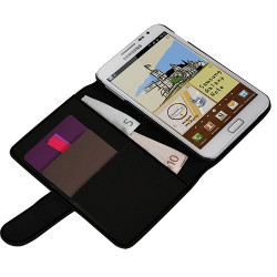 Housse coque étui portefeuille pour Samsung Galaxy Note avec motif HF05