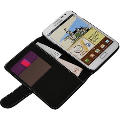Housse coque étui portefeuille pour Samsung Galaxy Note avec motif HF13