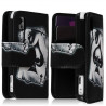 Housse coque étui portefeuille pour Samsung Player One S5230 avec motif HF11