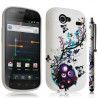 Housse étui coque en gel pour Samsung Google Nexus S i9020 i9023 avec motif HF01 + stylet HF01