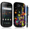 Housse étui coque en gel pour Samsung Google Nexus S i9020 i9023 avec motif HF05 + stylet HF09