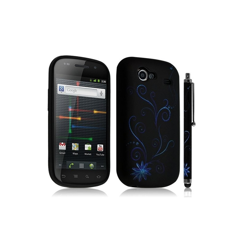 Housse étui coque en gel pour Samsung Google Nexus S i9020 i9023 avec motif HF15 + stylet HF15