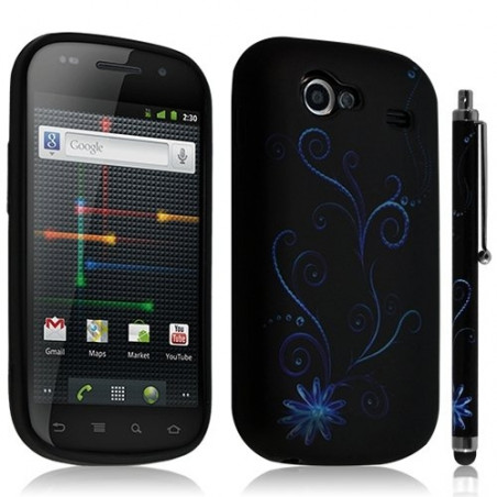 Housse étui coque en gel pour Samsung Google Nexus S i9020 i9023 avec motif HF15 + stylet HF15