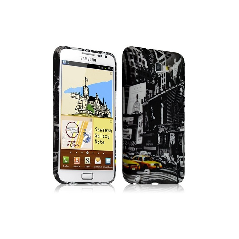 Housse coque étui en gel pour Samsung Galaxy Note avec motif LM06