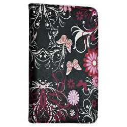 Housse coque étui pour Samsung Galaxy Tab 7 Plus P6200 avec sytème de rotation à 360 degrès motif HF13