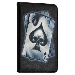 Housse coque étui pour Samsung Galaxy Tab 7 Plus P6210 avec sytème de rotation à 360 degrès motif HF11 + stylet noir