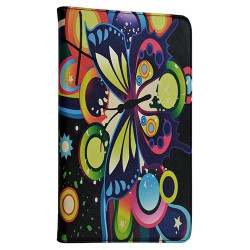 Housse coque étui pour Samsung Galaxy Tab 10.1 P7510 avec sytème de rotation à 360 degrès motif HF05