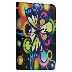 Housse coque étui pour Samsung Galaxy Galaxy Tab 8.9 P7300 avec sytème de rotation à 360 degrès motif HF05 + stylet HF09