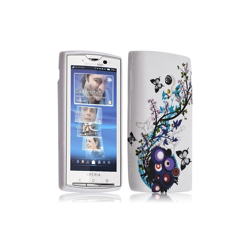 Housse étui coque en gel pour Sony Ericsson Xperia X10 avec motif HF01