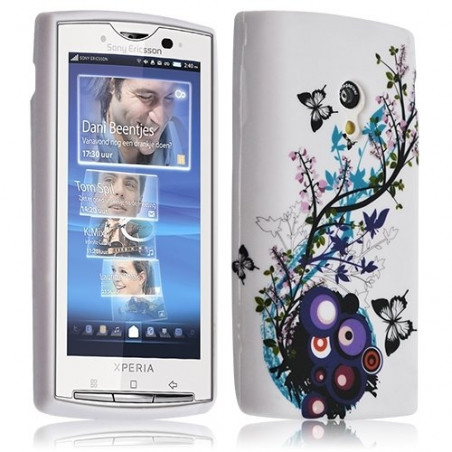 Housse étui coque en gel pour Sony Ericsson Xperia X10 avec motif HF01