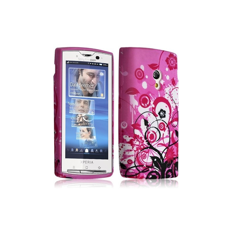 Housse étui coque en gel pour Sony Ericsson Xperia X10 avec motif HF17