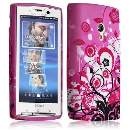 Housse étui coque en gel pour Sony Ericsson Xperia X10 avec motif HF17