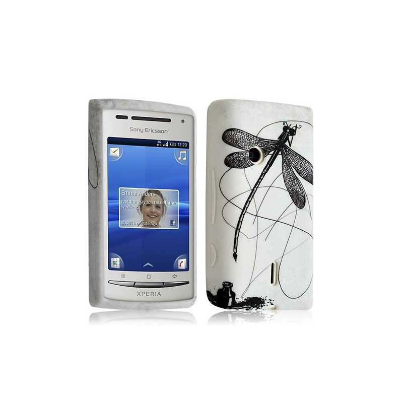 housse étui coque en gel pour Sony Xperia Ericsson X8 avec motif LM01