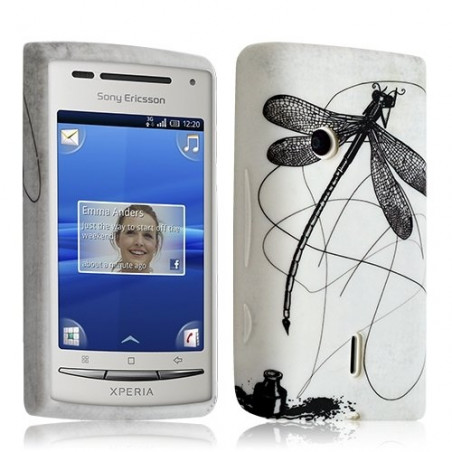 housse étui coque en gel pour Sony Xperia Ericsson X8 avec motif LM01