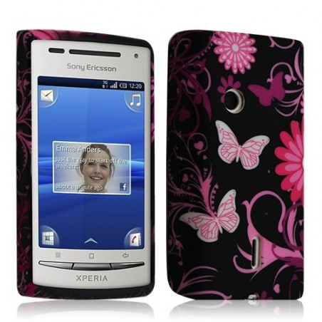 Housse étui coque en gel pour Sony Ericsson Xperia X8 avec motif HF13