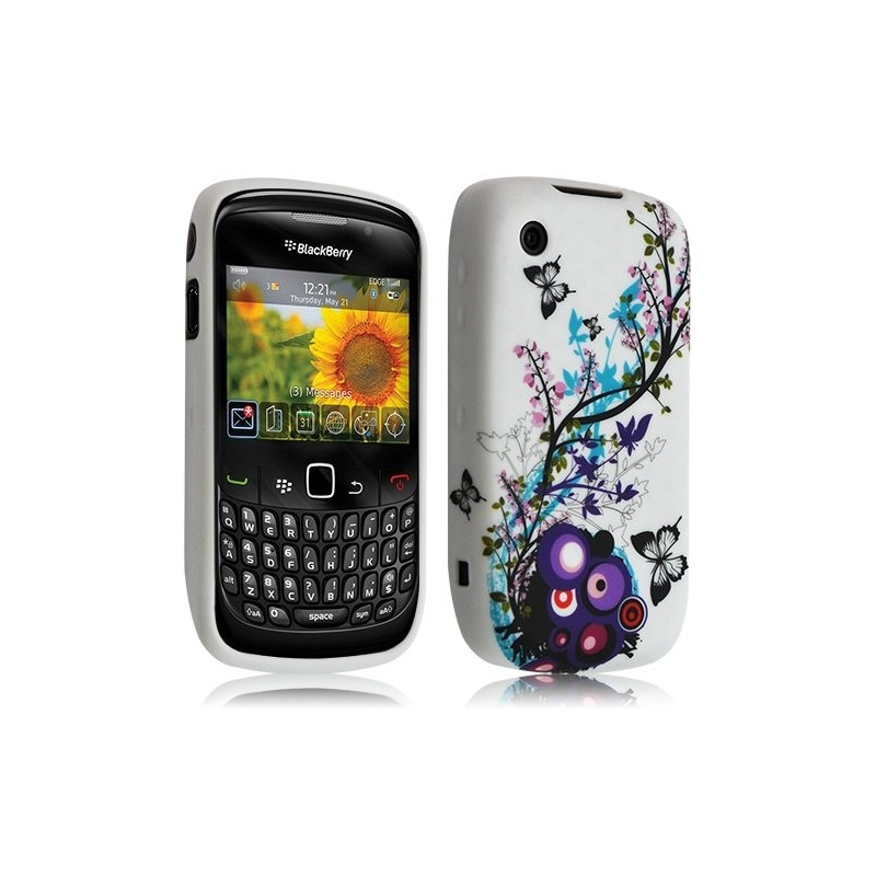 Housse étui coque en gel pour BlackBerry Curve 3G 9300 avec motif HF01