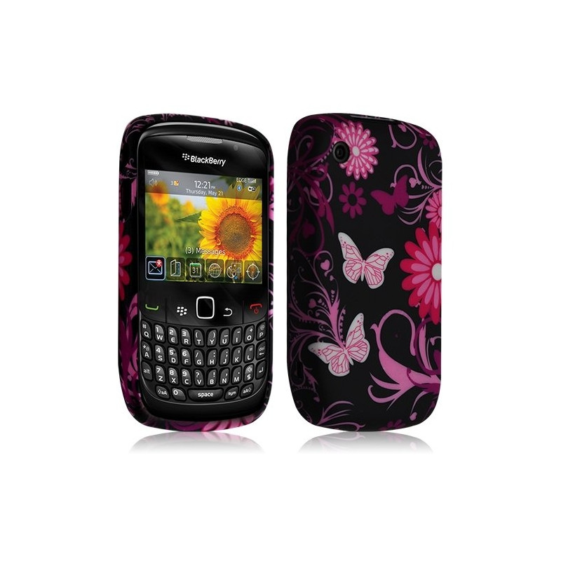 Housse étui coque en gel pour BlackBerry Curve 3G 9300 avec motif HF13