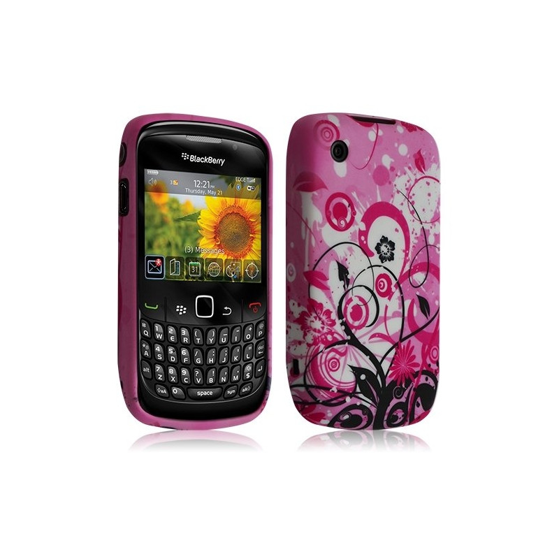 Housse étui coque en gel pour BlackBerry Curve 3G 9300 avec motif HF17