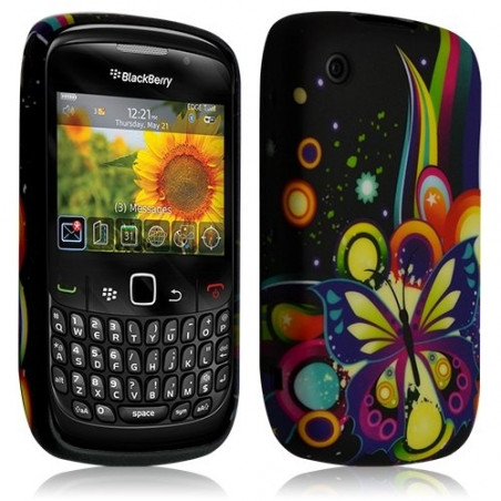 Housse étui coque en gel pour BlackBerry Curve 8520 avec motif HF05