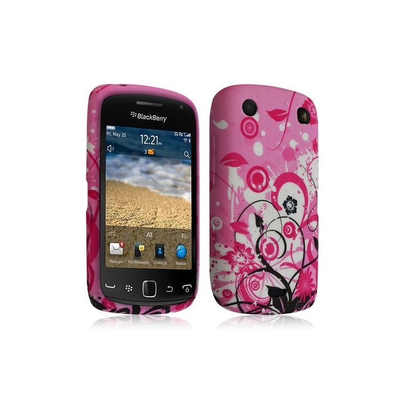 Housse étui coque en gel pour BlackBerry Curve 9380 avec motif HF17