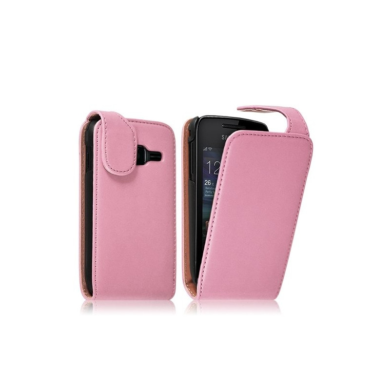 Housse coque étui pour Samsung Wave Y S5380 couleur rose pale