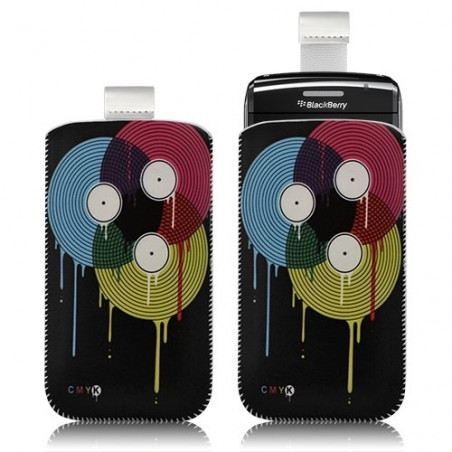 Housse coque étui pochette pour BlackBerry Bold 9700 avec motif LM08