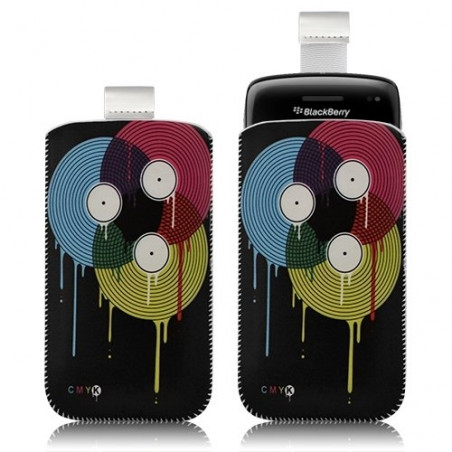 Housse coque étui pochette pour BlackBerry Bold 9790 avec motif LM08