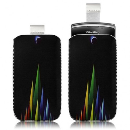 Housse coque étui pochette pour BlackBerry Bold 9810 avec motif LM02