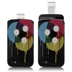 Housse coque étui pochette pour HTC One X avec motif LM08