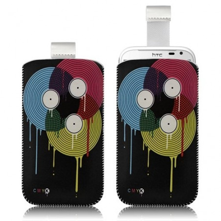 Housse coque étui pochette pour HTC Sensation XL avec motif LM08