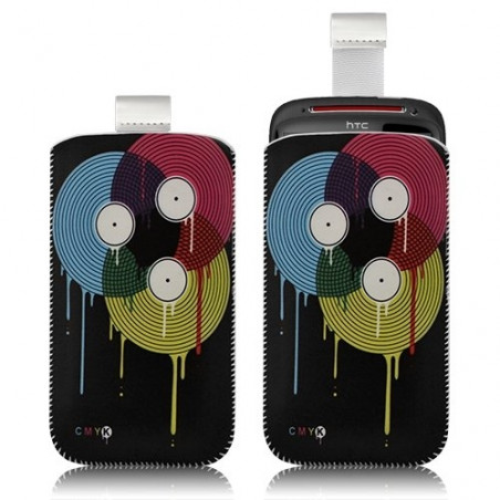 Housse coque étui pochette pour HTC Sensation XE avec motif LM08