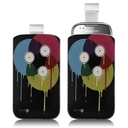 Housse coque étui pochette pour Samsung Galaxy Naos i5801 avec motif LM08