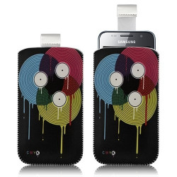 Housse coque étui pochette pour Samsung Galaxy SCL i9003 avec motif LM08