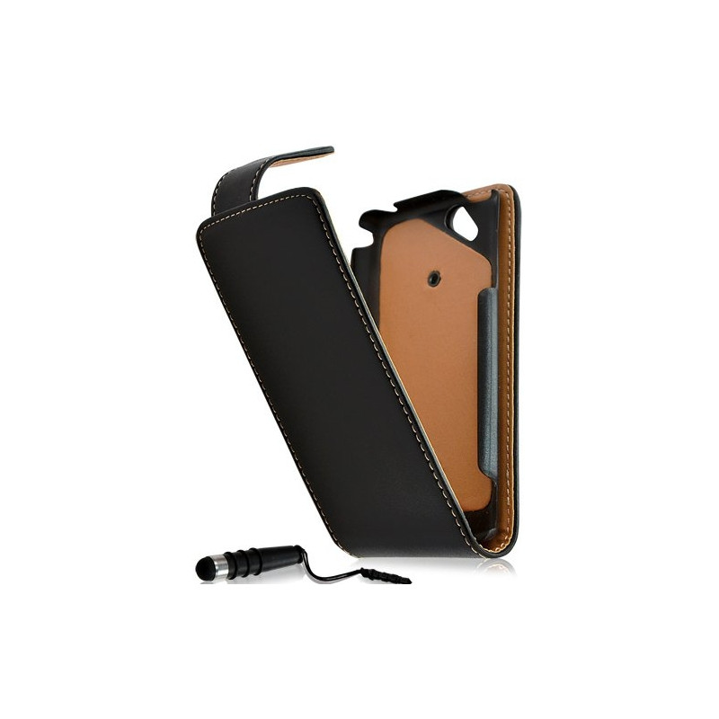 Housse coque étui pour Sony Ericsson Xperia x12 Arc / Arc S couleur noir + mini Stylet + film