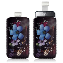 Housse coque étui pochette pour Samsung Galaxy S i9000 avec motif