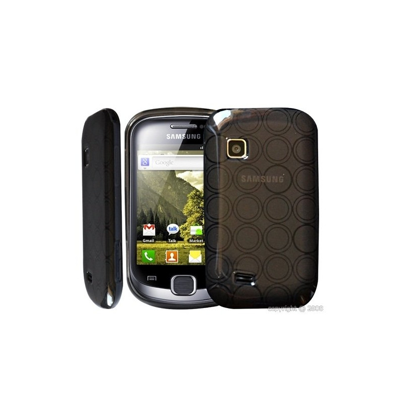 housse étui coque gel silicone pour Samsung Galaxy Fit s5670 + film de protection