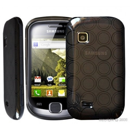 housse étui coque gel silicone pour Samsung Galaxy Fit s5670 + film de protection