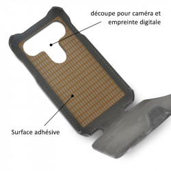 Etui à Clapet pour Smartphone Alcatel A5 Couleur Noir (Ref.10-A)