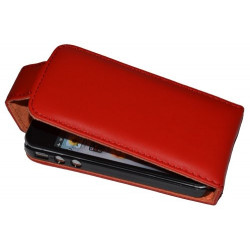 Housse étui coque pour Apple Iphone 4 couleur rouge + film protecteur ecran