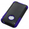 Housse étui coque pour Apple Iphone 3G/3GS couleur bleu + Film de protection