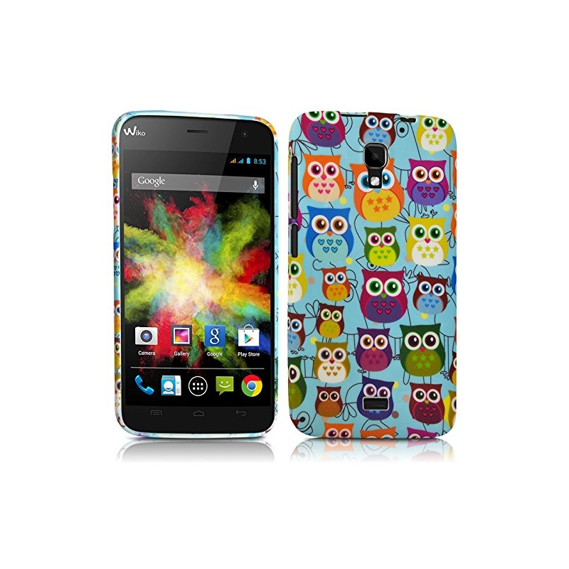 Housse Etui Coque Semi Rigide avec Motif Kj23 pour Wiko Bloom + Film de Protection