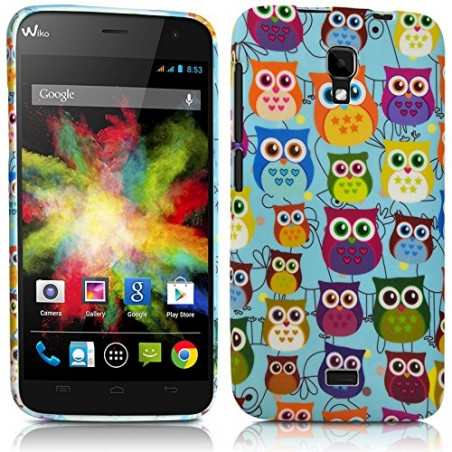 Housse Etui Coque Semi Rigide avec Motif Kj23 pour Wiko Bloom + Film de Protection