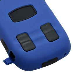 Housse étui coque rigide pour BlackBerry Curve 3G 9300 couleur bleu + Kit Piéton + Film protecteur