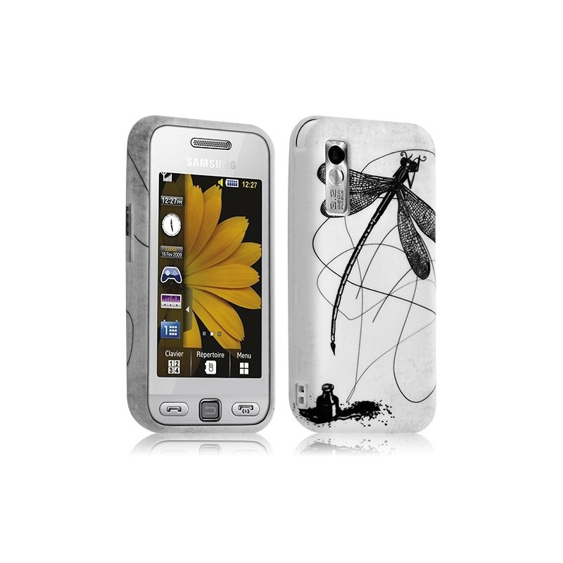 Housse coque étui en gel pour Samsung Player One S5230 avec motif LM01