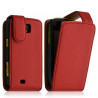 Housse coque étui pour Samsung galaxy mini s5570 couleur rouge + film protecteur